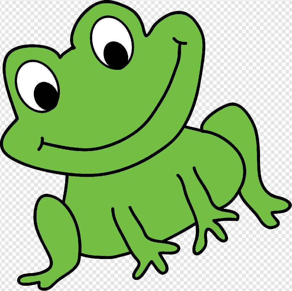 transparent background frog