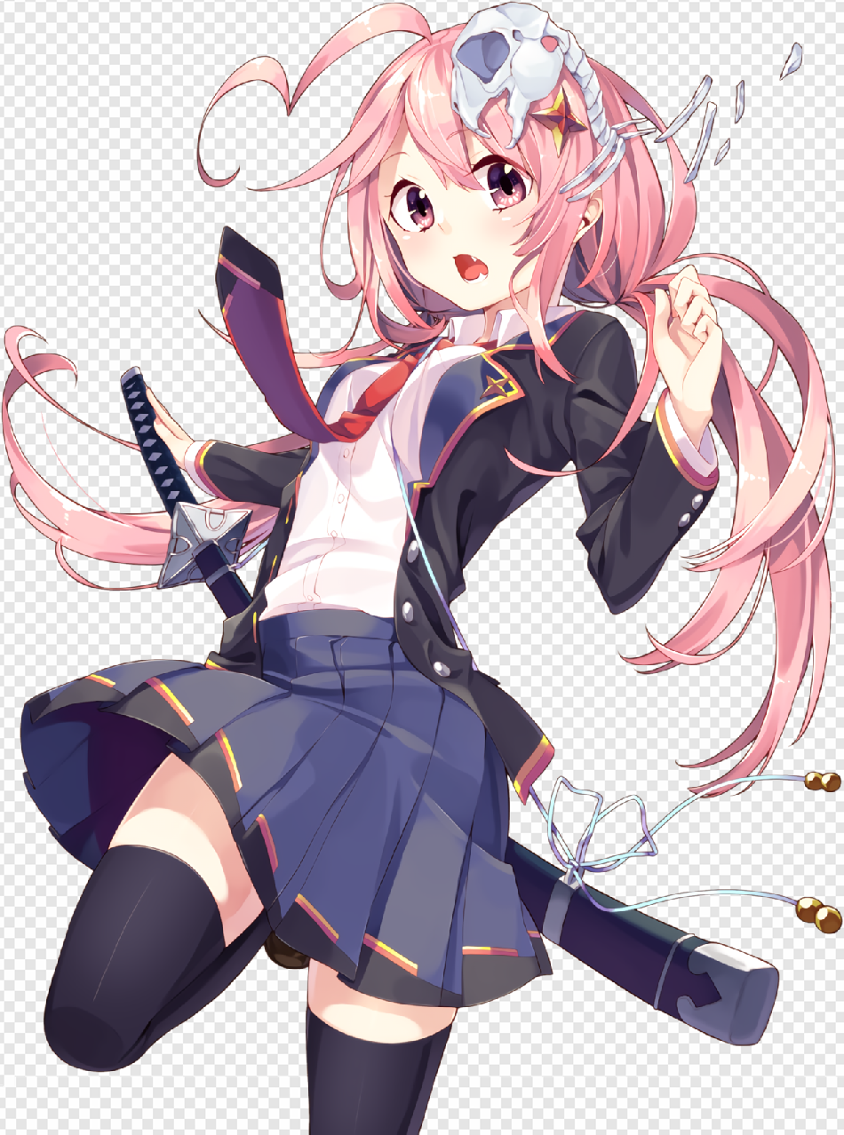 Ai Generated - Anime Girl - Transparent Background 24684150 PNG