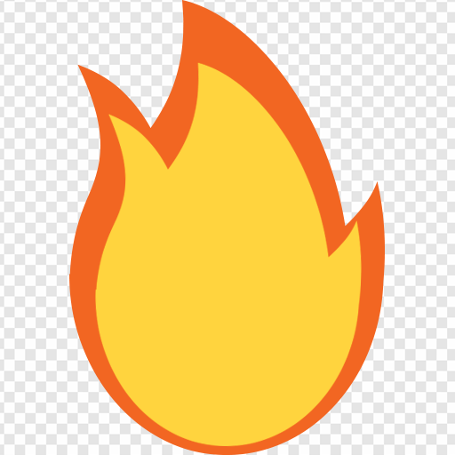 Fire Emoji PNG Transparent Images Download - PNG Packs