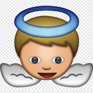 Angel Emoji PNG Transparent Images Download