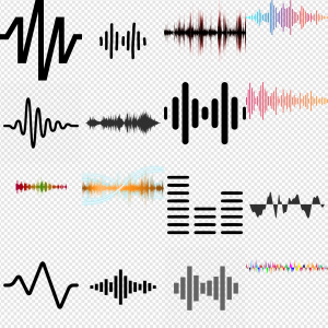 Audio Wave PNG Transparent Images Download