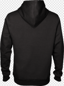 Back Of Black Hoodie PNG Transparent Images Download