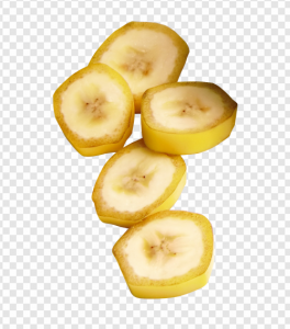 Banana Slice PNG Transparent Images Download