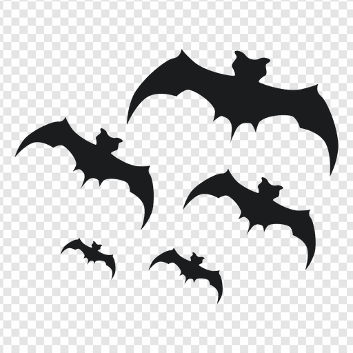 Black Bats PNG Transparent Images Download - PNG Packs