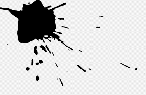 Black Paint Splatter PNG Transparent Images Download