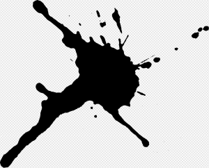 Black Paint Splatter PNG Transparent Images Download