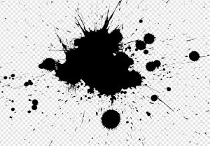 Black Paint Splatter PNG Transparent Images Download