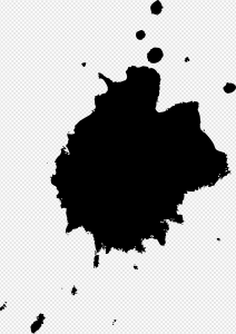 Black Paint Splatter PNG Transparent Images Download