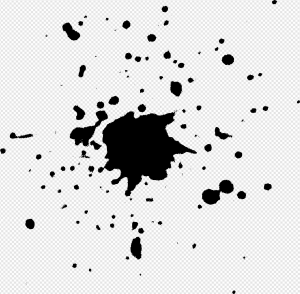 Black Paint Splatter PNG Transparent Images Download