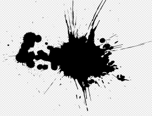 Black Paint Splatter PNG Transparent Images Download