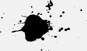 Black Paint Splatter PNG Transparent Images Download