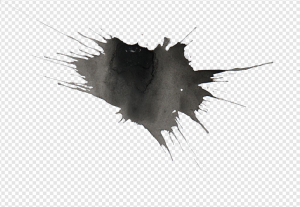 Black Paint Splatter PNG Transparent Images Download