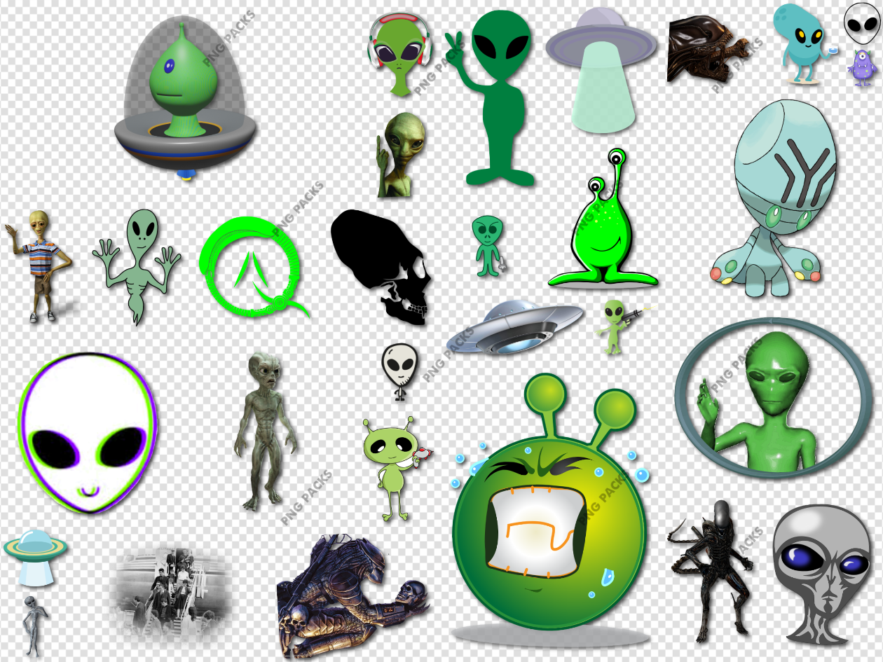 Alien PNG Transparent Images Free Download, Vector Files